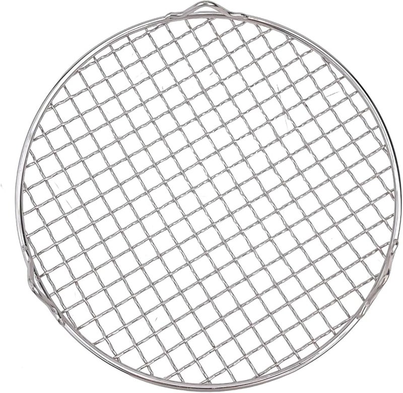 24 سم رف تبريد من الفولاذ المقاوم للصدأ مصقول بالتحليل الكهربائي للخبز والشوي والبيتزا - Image 3